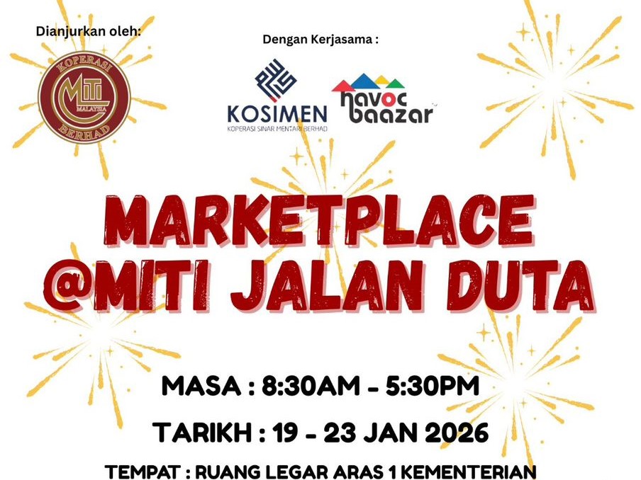 MARKETPLACE JANUARY @ MITI JALAN DUTA
