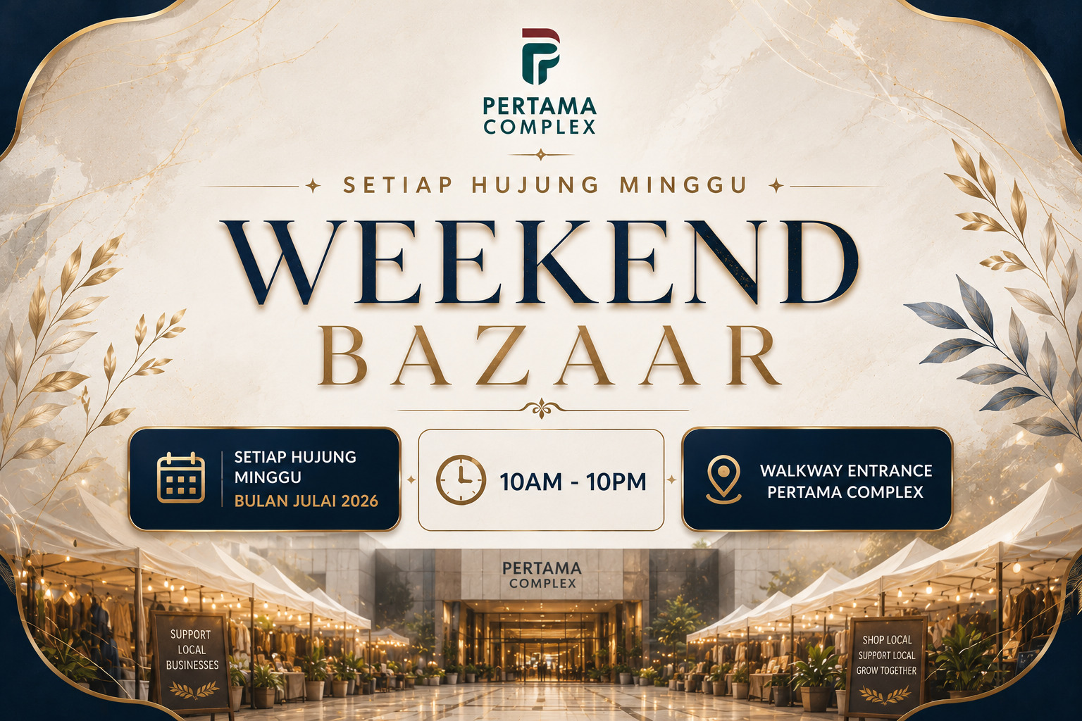 (LIVE) WEEKEND BAZAAR JULAI @ PERTAMA COMPLEX