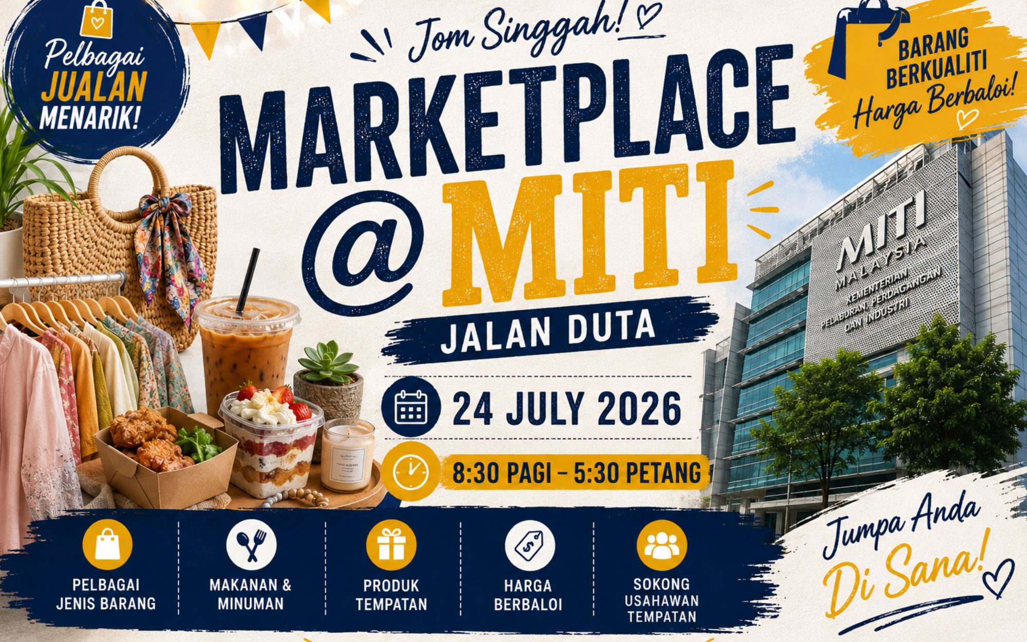 (LIVE) 24 JULY MARKETPLACE @MITI